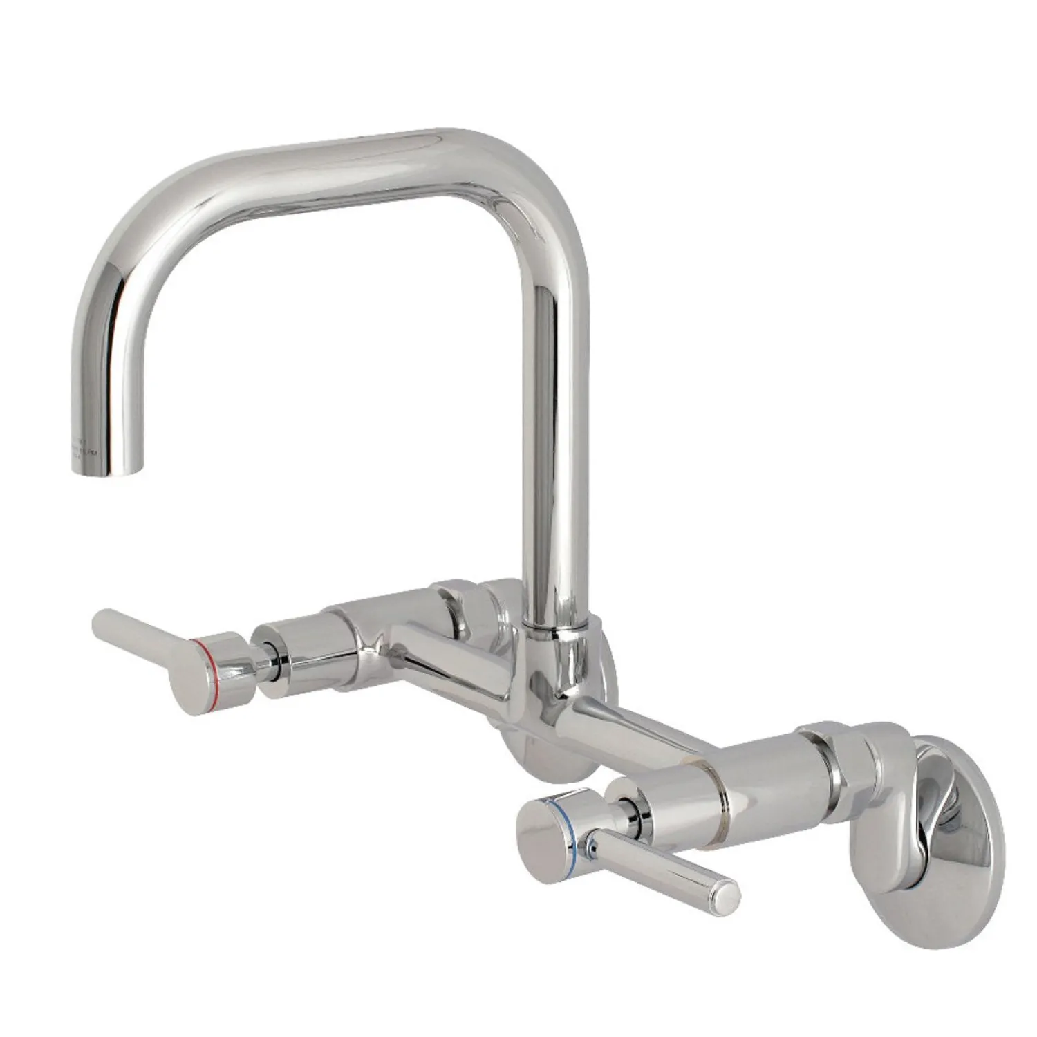 Clearance Concord 8-Inch Adjustable Center Wall Mount 2-Hole Kitchen Faucet Wall Mounted Kitchen Faucets