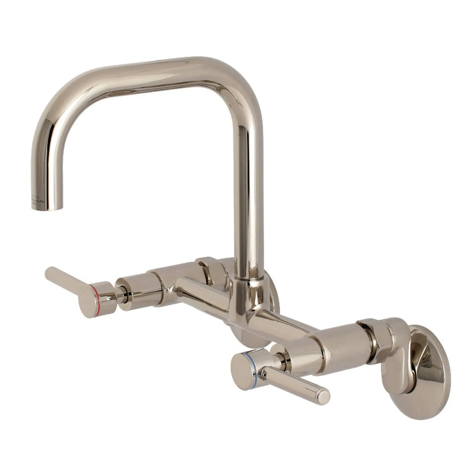 Clearance Concord 8-Inch Adjustable Center Wall Mount 2-Hole Kitchen Faucet Wall Mounted Kitchen Faucets