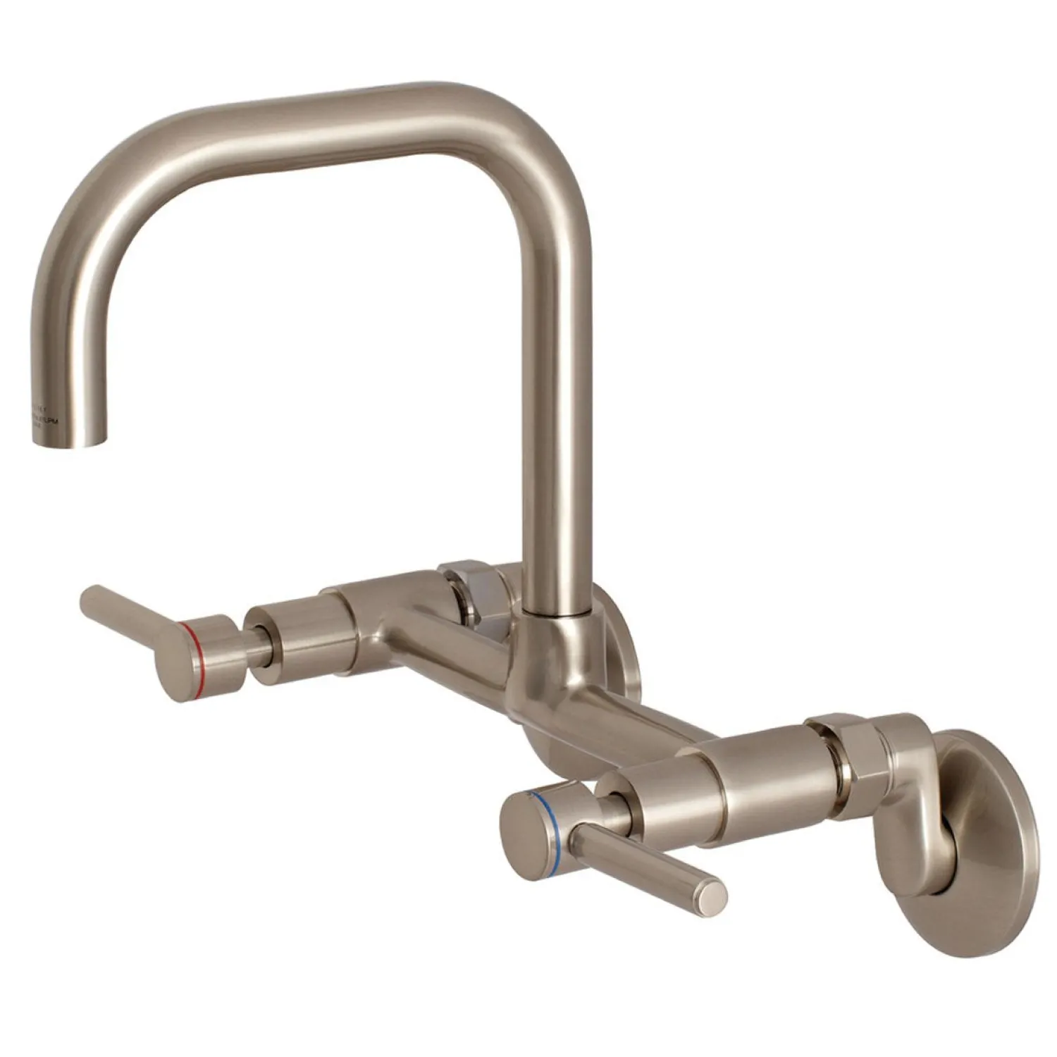 Clearance Concord 8-Inch Adjustable Center Wall Mount 2-Hole Kitchen Faucet Wall Mounted Kitchen Faucets