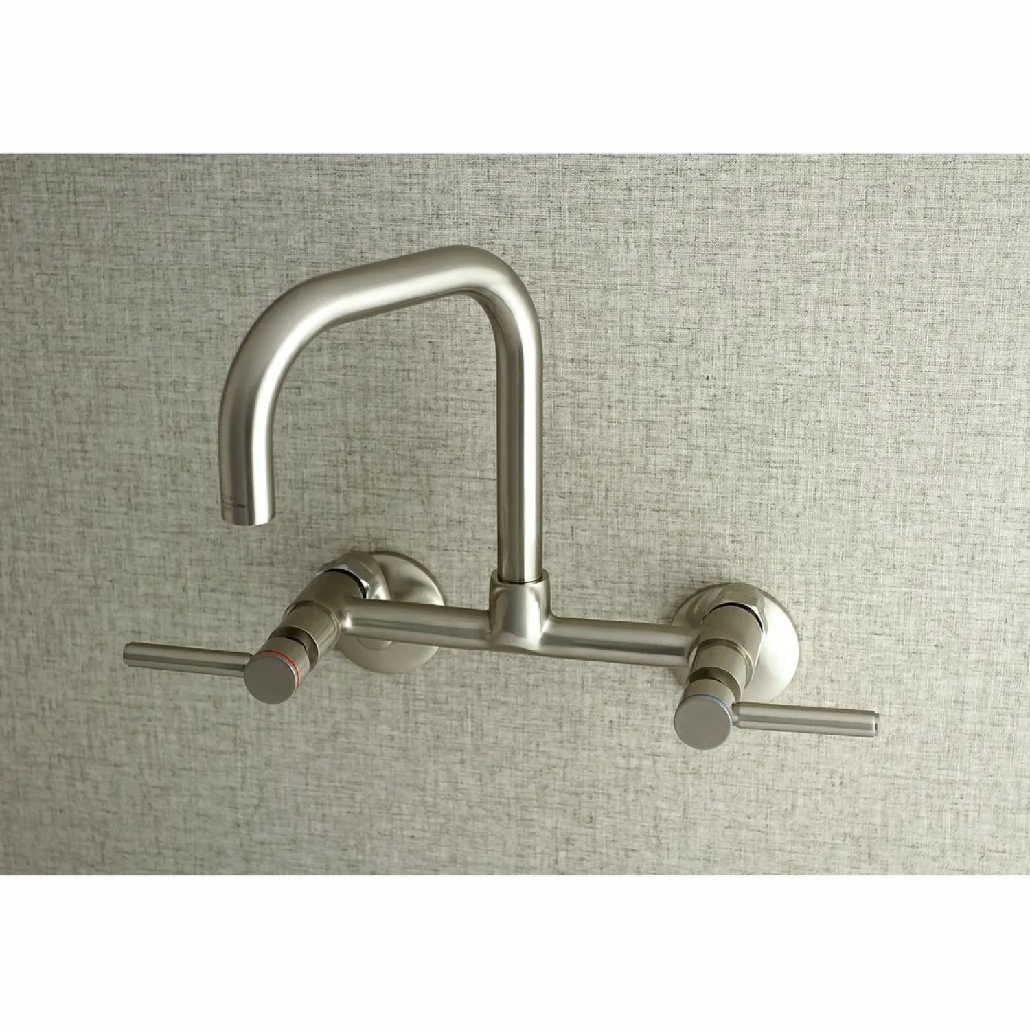 Clearance Concord 8-Inch Adjustable Center Wall Mount 2-Hole Kitchen Faucet Wall Mounted Kitchen Faucets