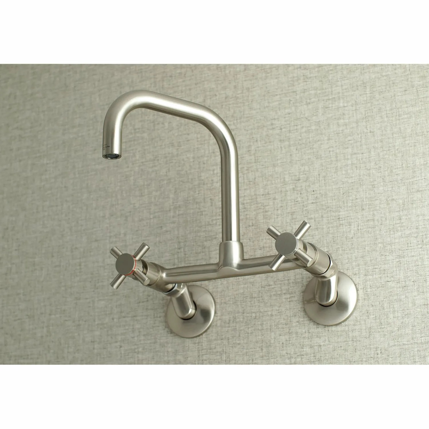 New Concord 8-Inch Adjustable Center 2-Hole Wall Mount Kitchen Faucet Wall Mounted Kitchen Faucets