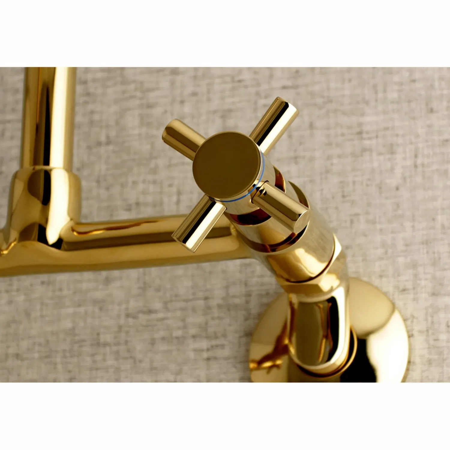 New Concord 8-Inch Adjustable Center 2-Hole Wall Mount Kitchen Faucet Wall Mounted Kitchen Faucets