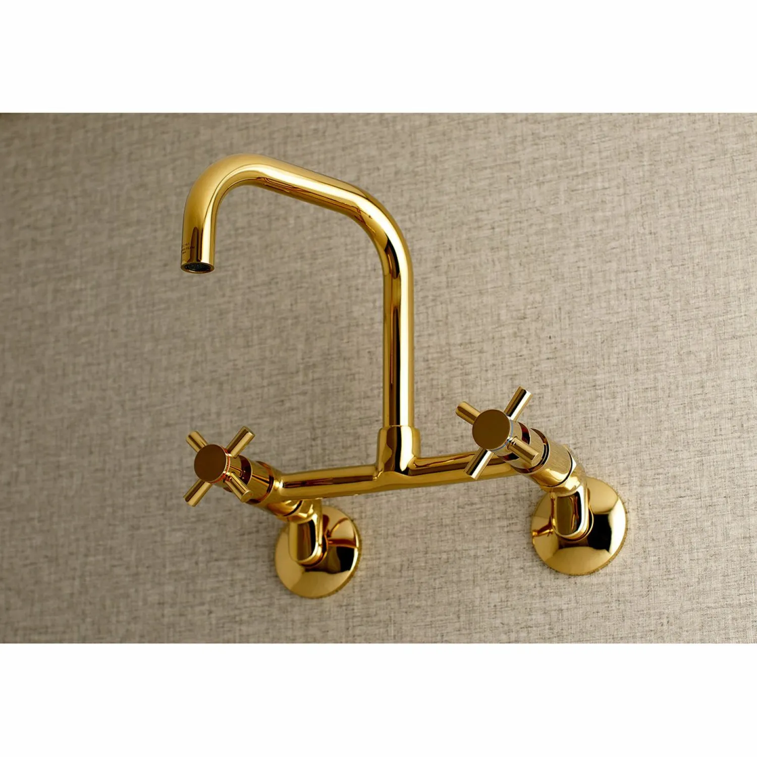 New Concord 8-Inch Adjustable Center 2-Hole Wall Mount Kitchen Faucet Wall Mounted Kitchen Faucets