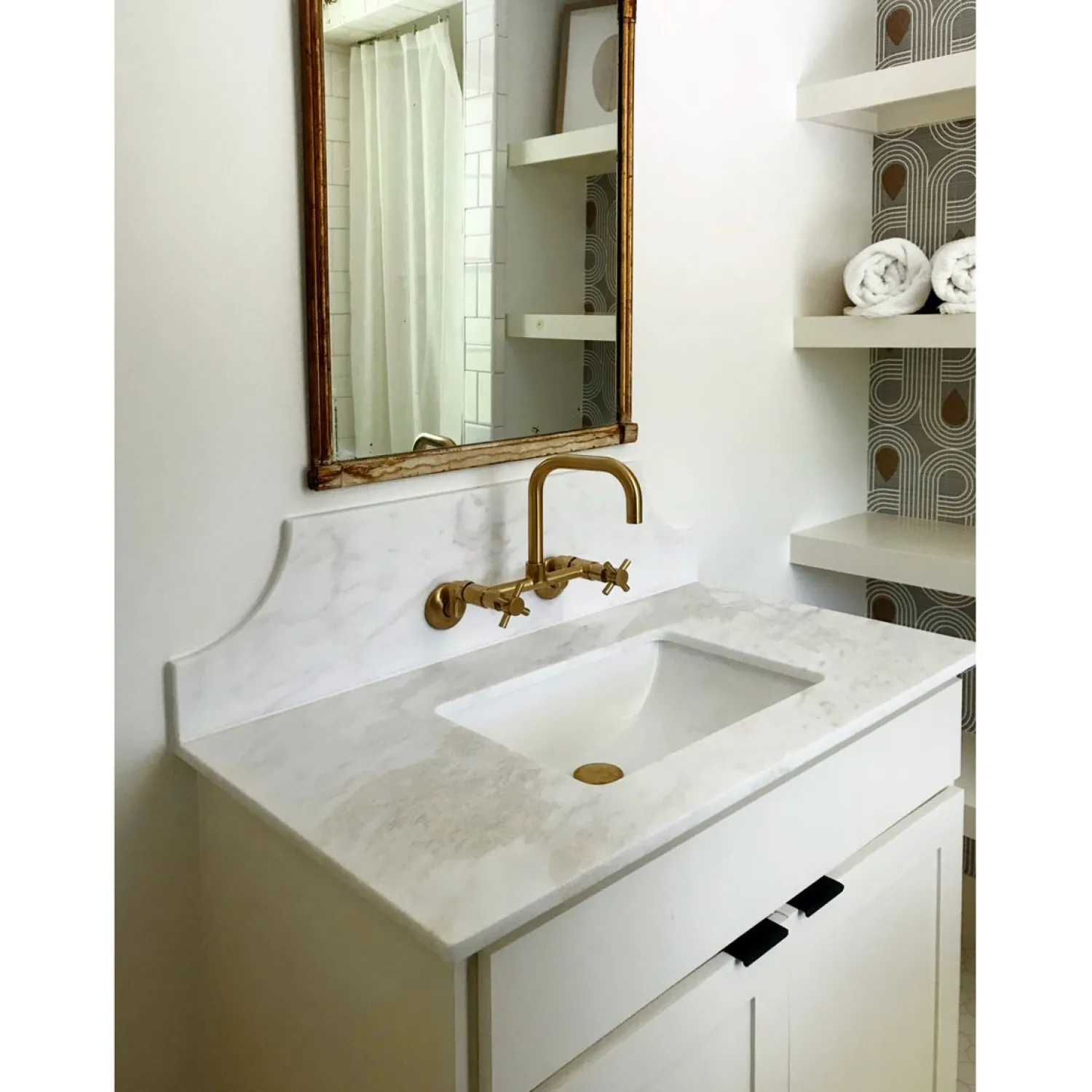 New Concord 8-Inch Adjustable Center 2-Hole Wall Mount Kitchen Faucet Wall Mounted Kitchen Faucets