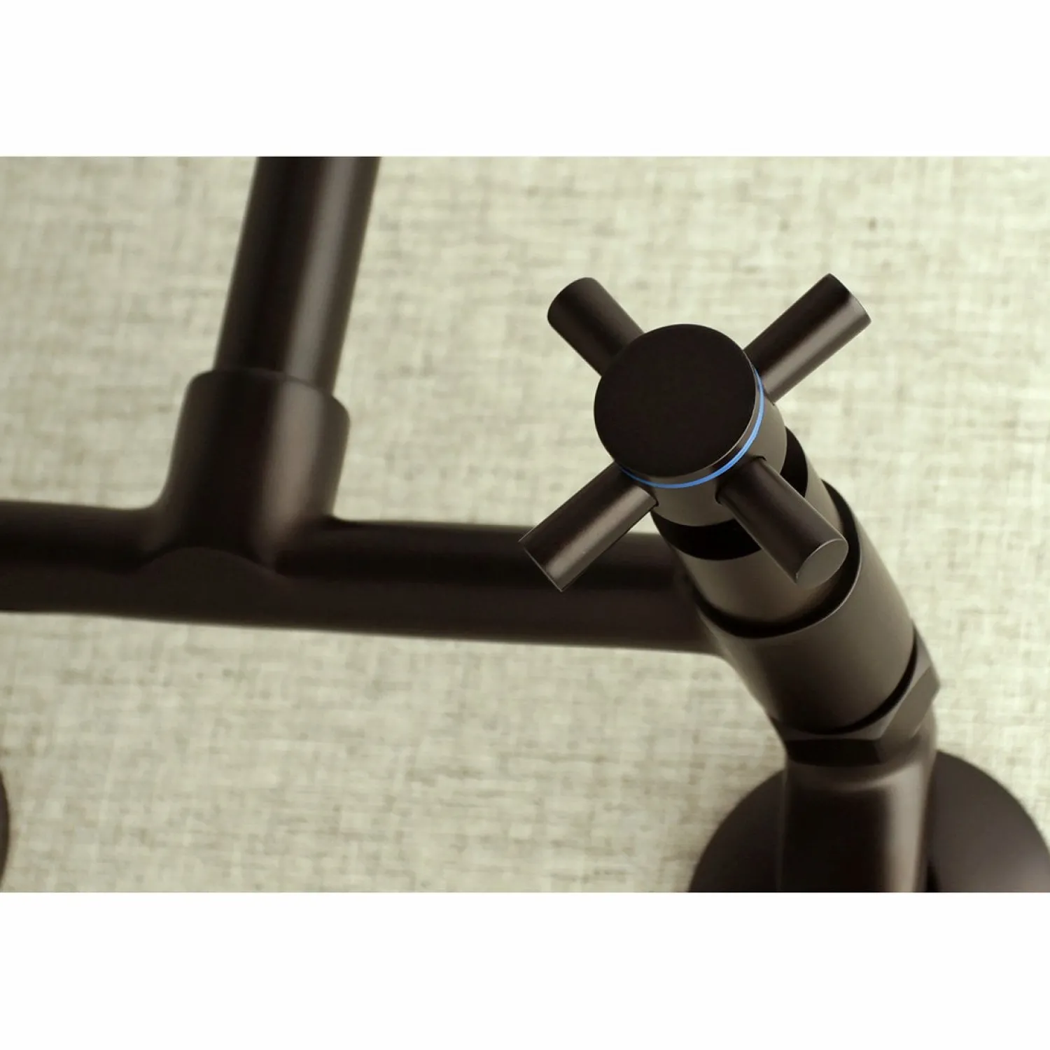 New Concord 8-Inch Adjustable Center 2-Hole Wall Mount Kitchen Faucet Wall Mounted Kitchen Faucets