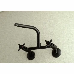Clearance Concord 8-Inch Adjustable Center Wall Mount Kitchen Faucet Wall Mounted Kitchen Faucets
