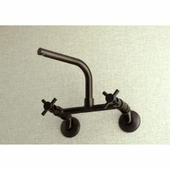 Clearance Concord 8-Inch Adjustable Center Wall Mount Kitchen Faucet Wall Mounted Kitchen Faucets