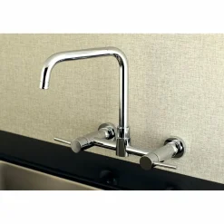 Concord 8-Inch Centerset Wall Mount Kitchen Faucet Wall Mounted Kitchen Faucets