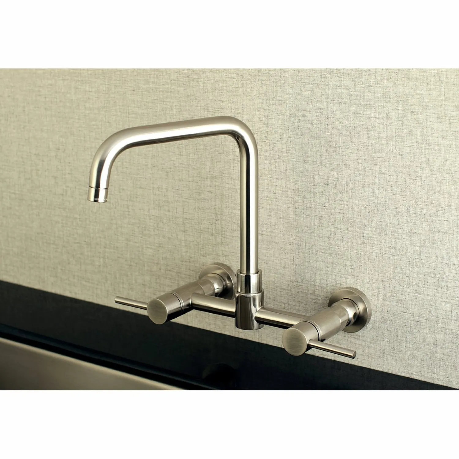 Concord 8-Inch Centerset Wall Mount Kitchen Faucet Wall Mounted Kitchen Faucets