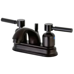 New Concord 4-Inch Centerset 3-Hole Bathroom Faucet with Retail Pop-Up 4