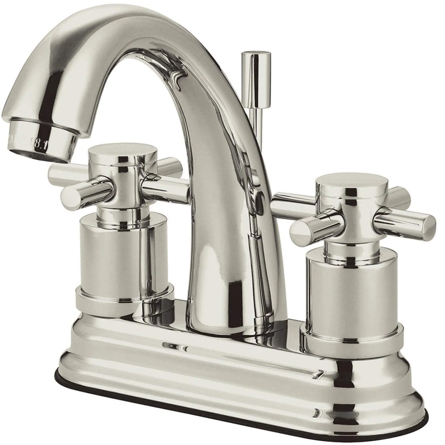 Clearance Concord Modern Two Handle 4" Centerset Lavatory Faucet with Brass Pop-up 4" Center Set