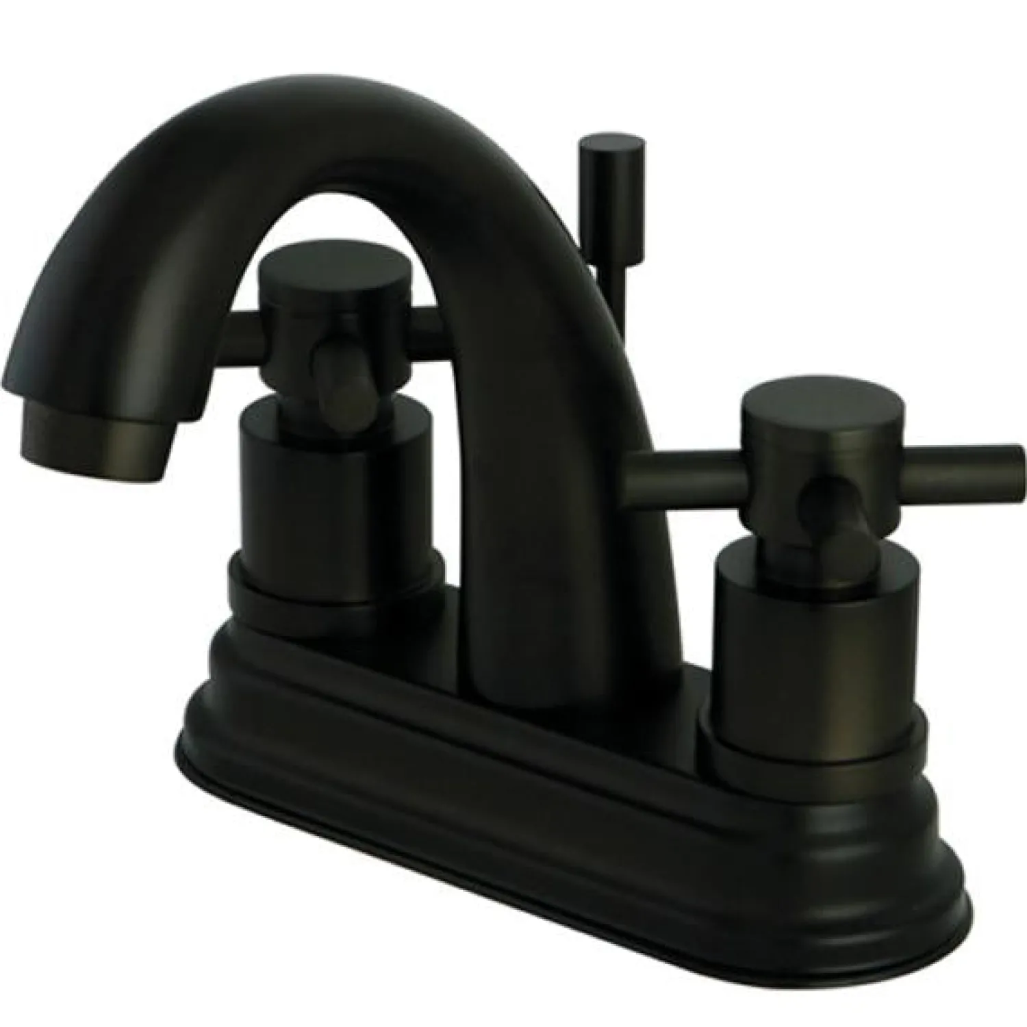 Clearance Concord Modern Two Handle 4" Centerset Lavatory Faucet with Brass Pop-up 4" Center Set