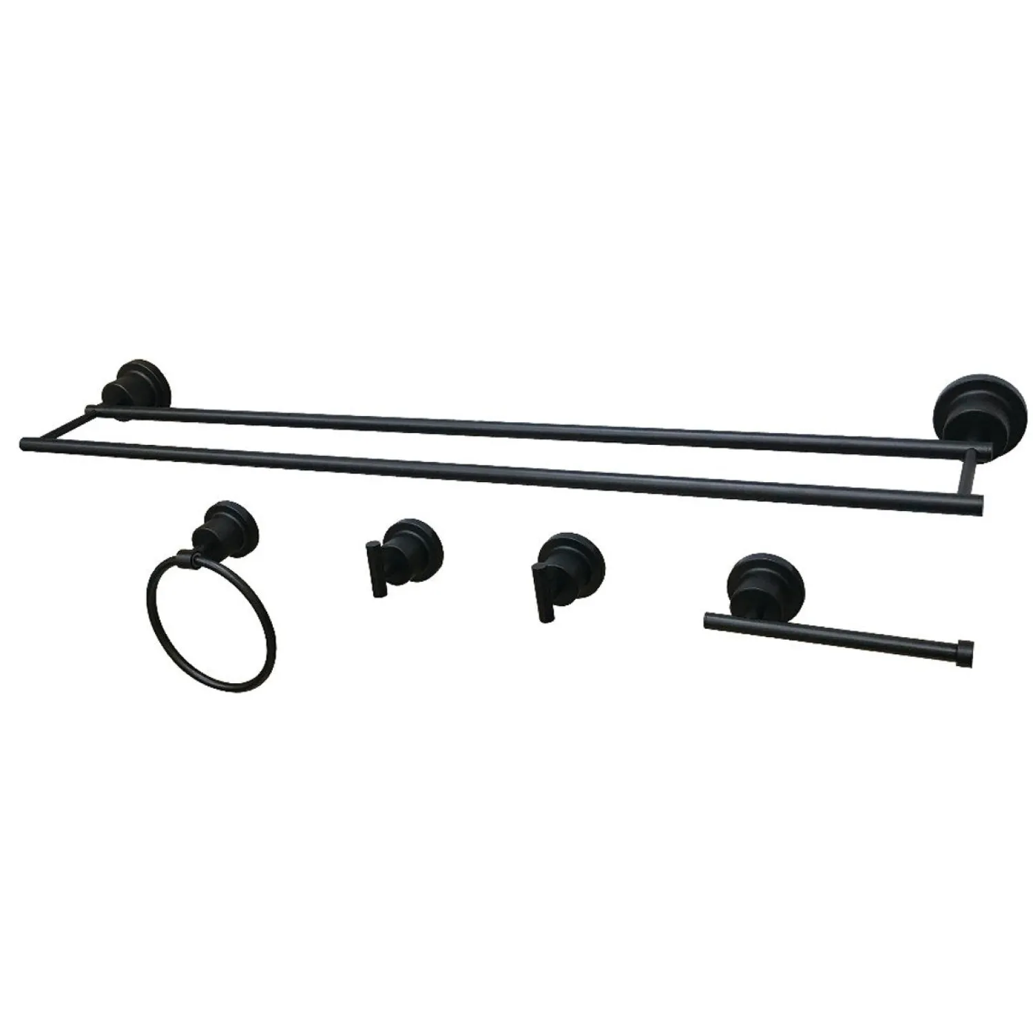Outlet Concord 5-Piece 30.88" x 7.13" Bathroom Accessory Set Accessory Packages