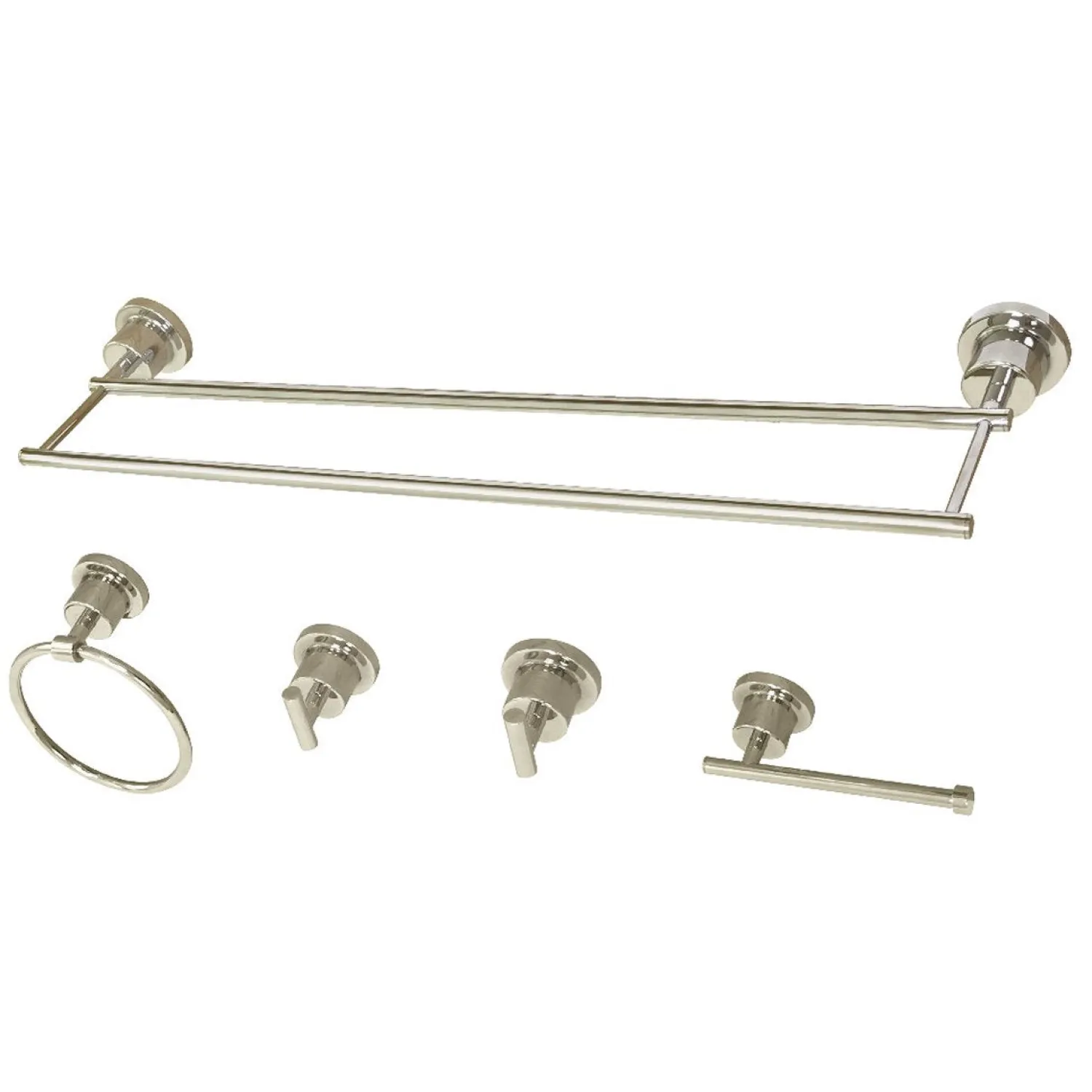 Outlet Concord 5-Piece 30.88" x 7.13" Bathroom Accessory Set Accessory Packages