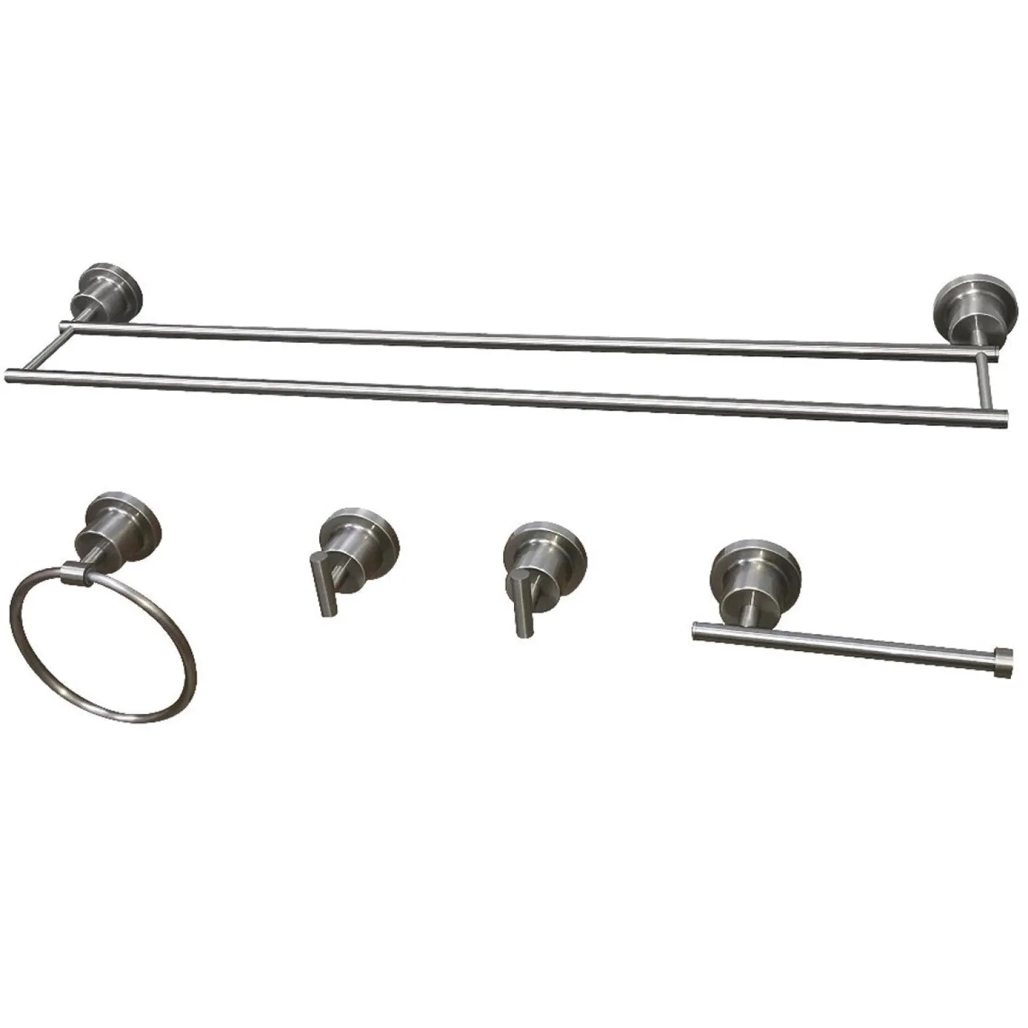 Outlet Concord 5-Piece 30.88" x 7.13" Bathroom Accessory Set Accessory Packages