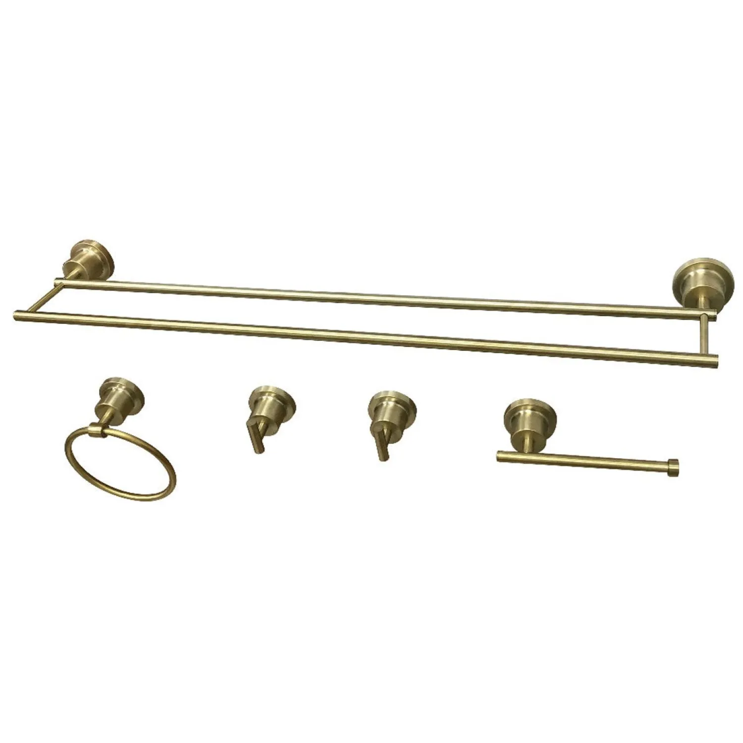 Outlet Concord 5-Piece 30.88" x 7.13" Bathroom Accessory Set Accessory Packages