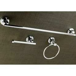 Best Concord 3-Piece 24" x 7.38" Bathroom Accessories Set Accessory Packages