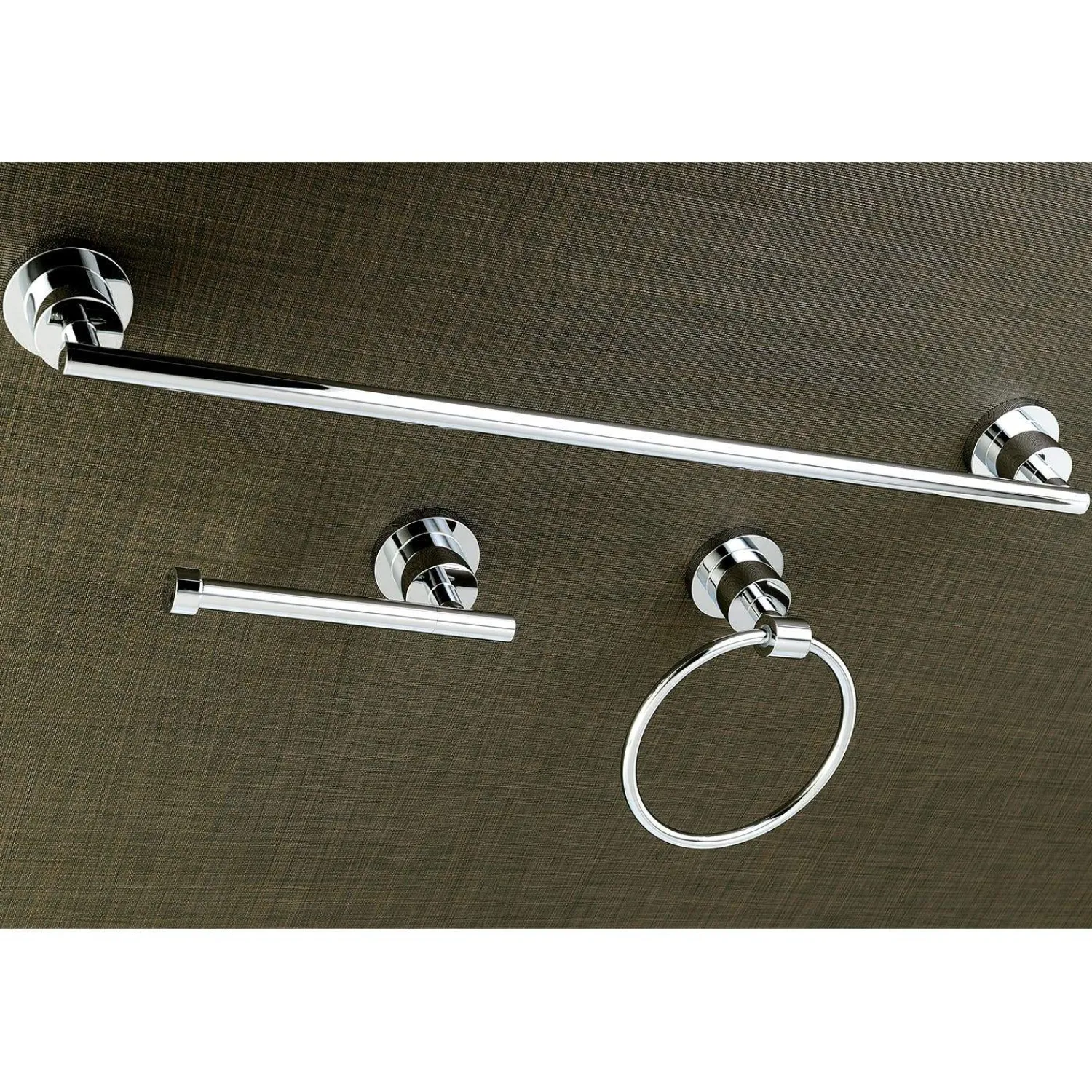 Best Concord 3-Piece 24" x 7.38" Bathroom Accessories Set Accessory Packages