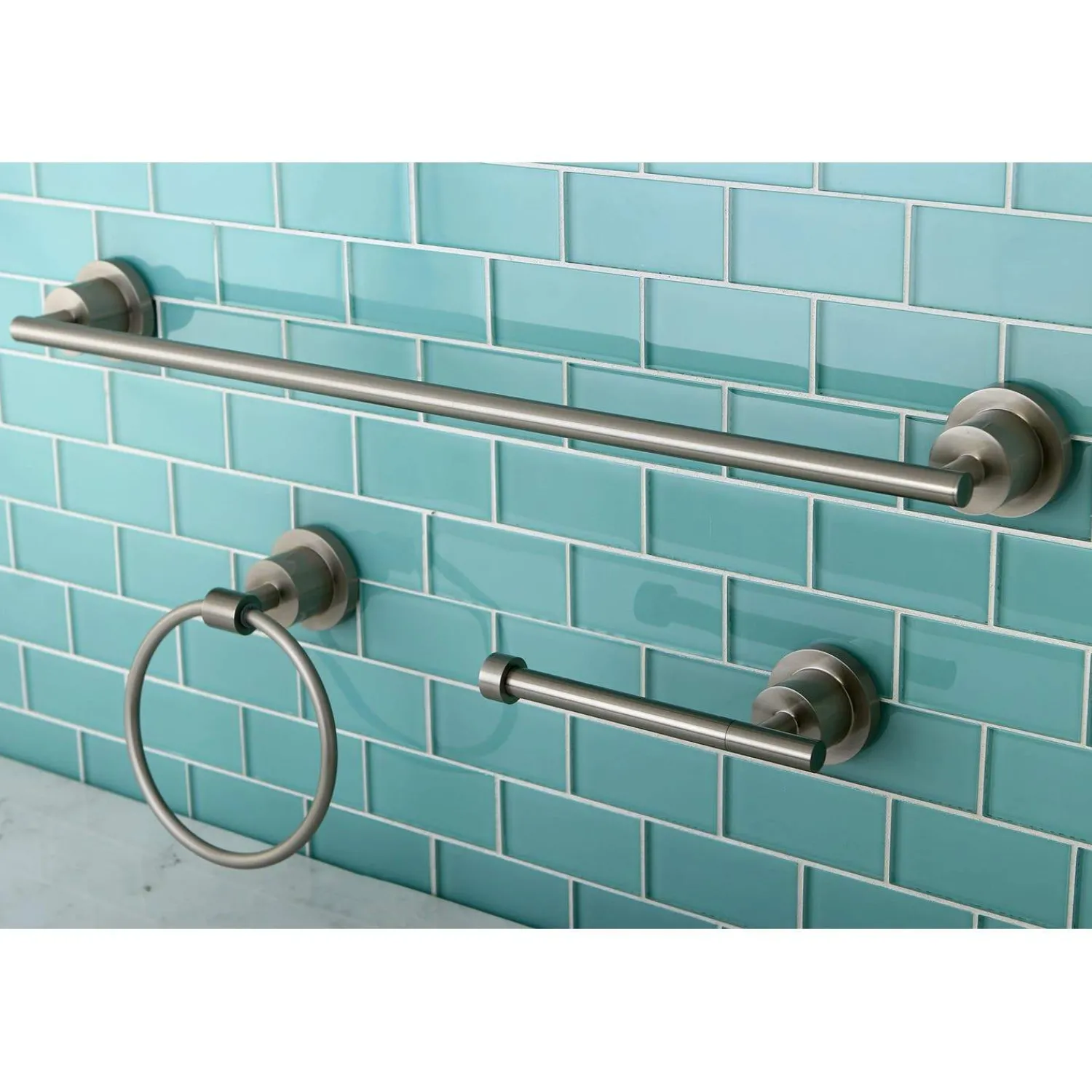 Best Concord 3-Piece 24" x 7.38" Bathroom Accessories Set Accessory Packages
