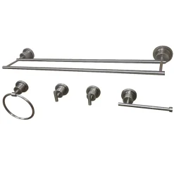 Best Concord 5-Piece 18.88" x 7.13" Bathroom Accessory Set Accessory Packages