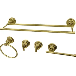 Best Concord 5-Piece 18.88" x 7.13" Bathroom Accessory Set Accessory Packages