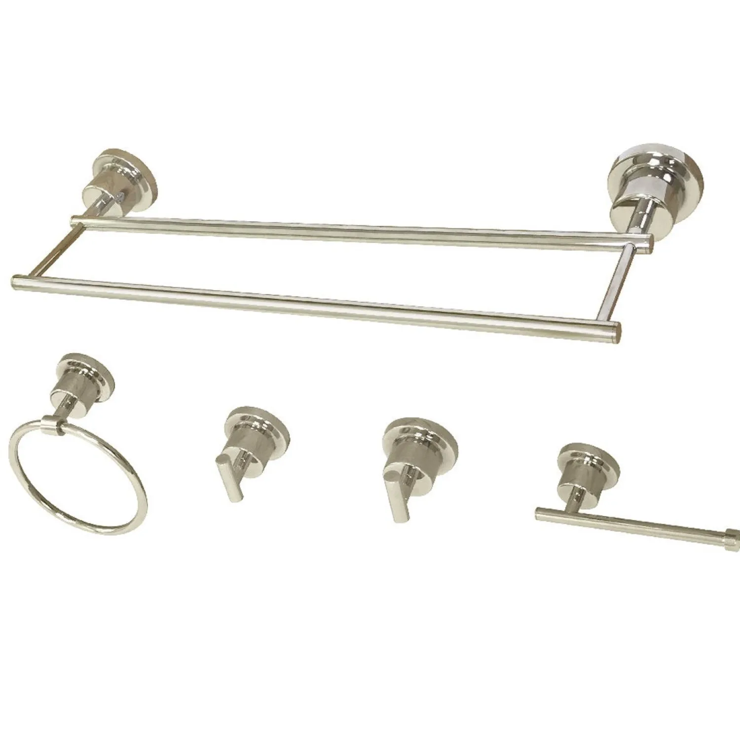 Best Concord 5-Piece 18.88" x 7.13" Bathroom Accessory Set Accessory Packages