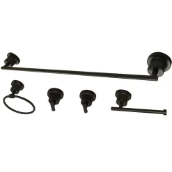 Hot Concord 5-Piece 24.88" x 7.13" Bathroom Accessory Set Accessory Packages