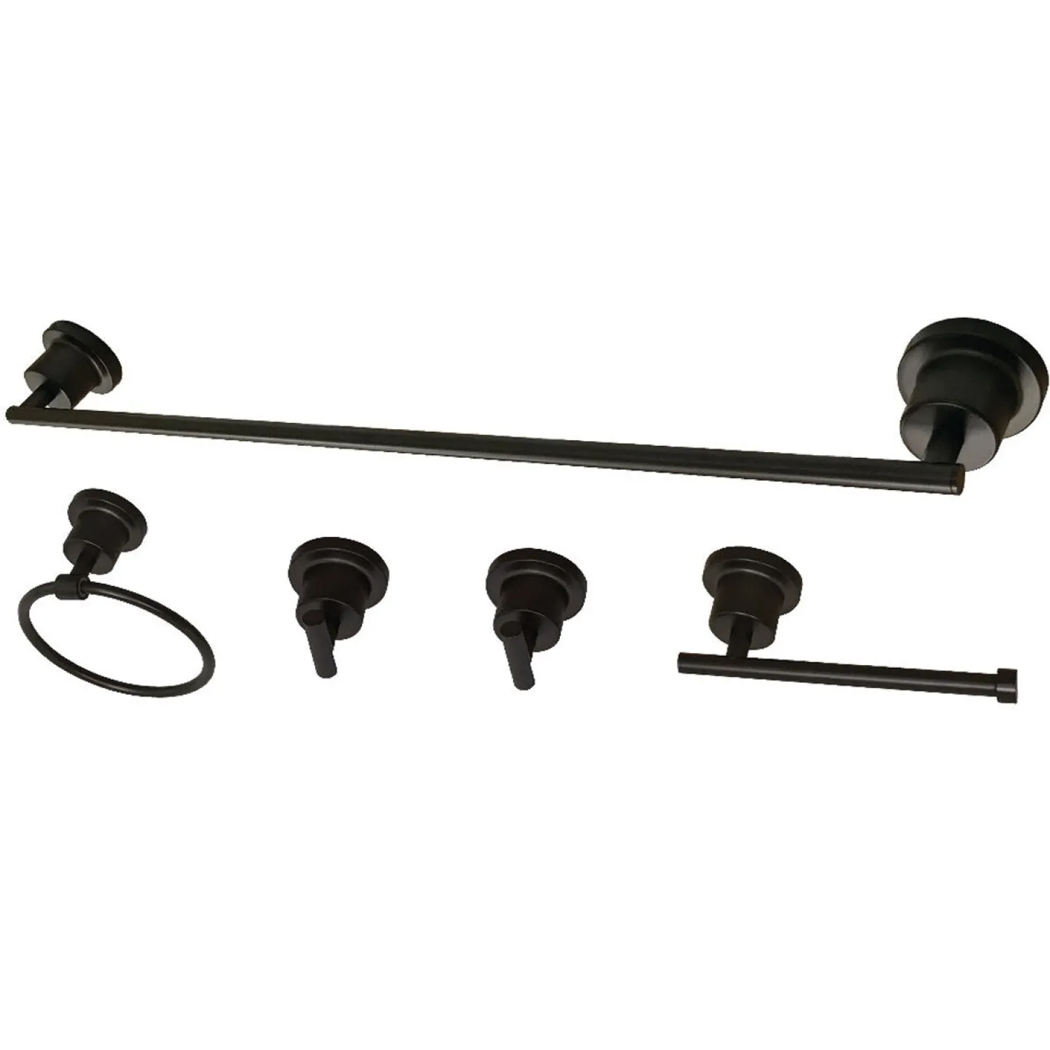 Hot Concord 5-Piece 24.88" x 7.13" Bathroom Accessory Set Accessory Packages