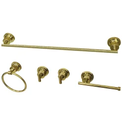 Hot Concord 5-Piece 24.88" x 7.13" Bathroom Accessory Set Accessory Packages
