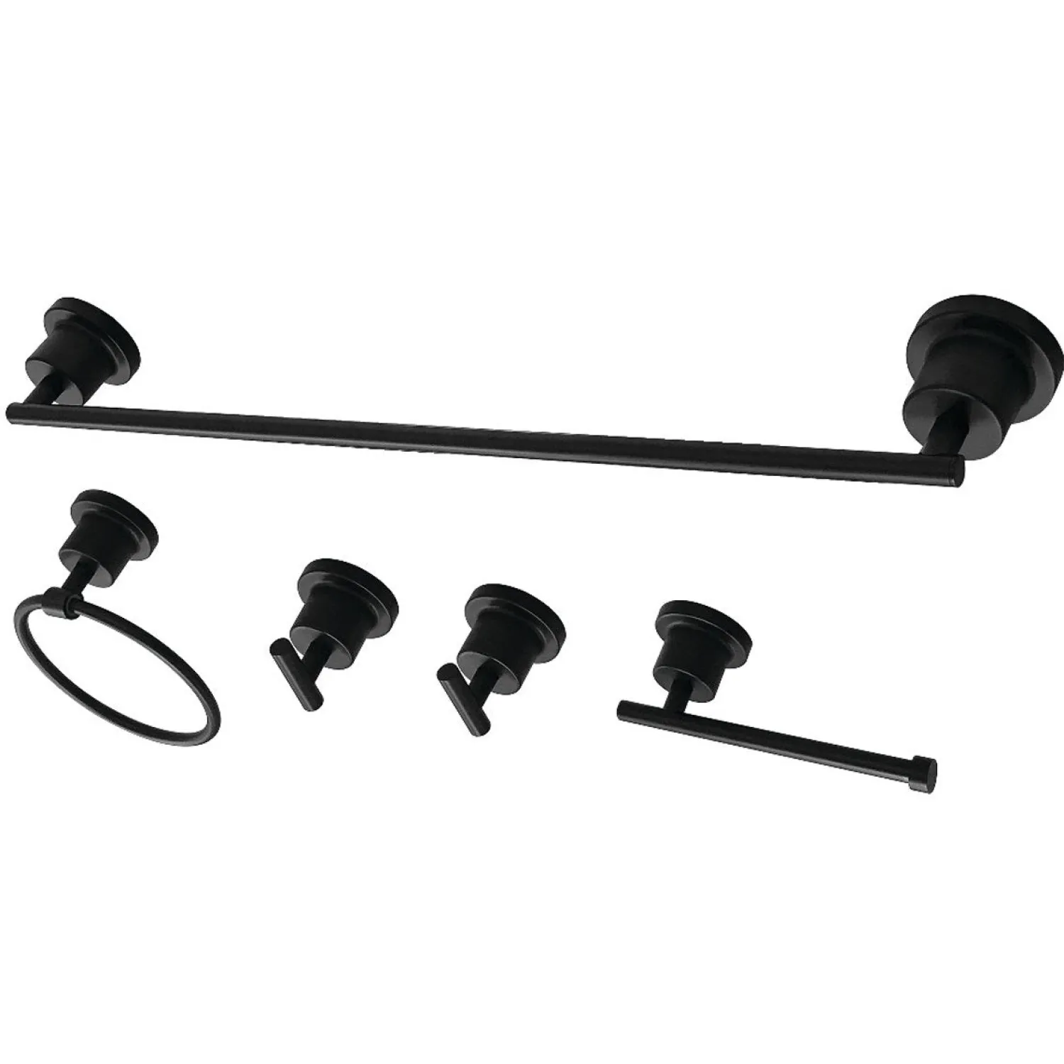 Hot Concord 5-Piece 24.88" x 7.13" Bathroom Accessory Set Accessory Packages