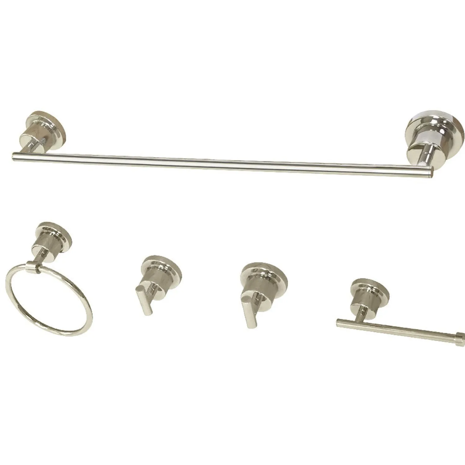 Hot Concord 5-Piece 24.88" x 7.13" Bathroom Accessory Set Accessory Packages