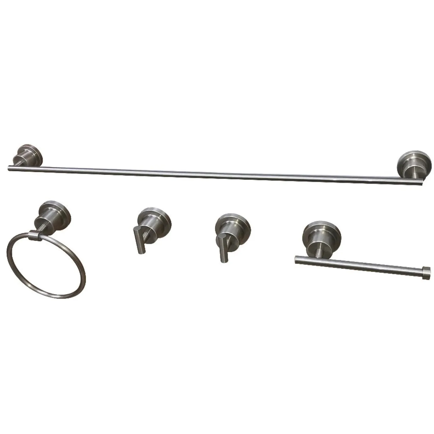 Hot Concord 5-Piece 24.88" x 7.13" Bathroom Accessory Set Accessory Packages