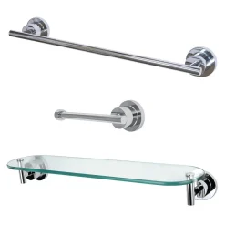 Concord 3-Piece 18" Bathroom Accessories Set Accessory Packages