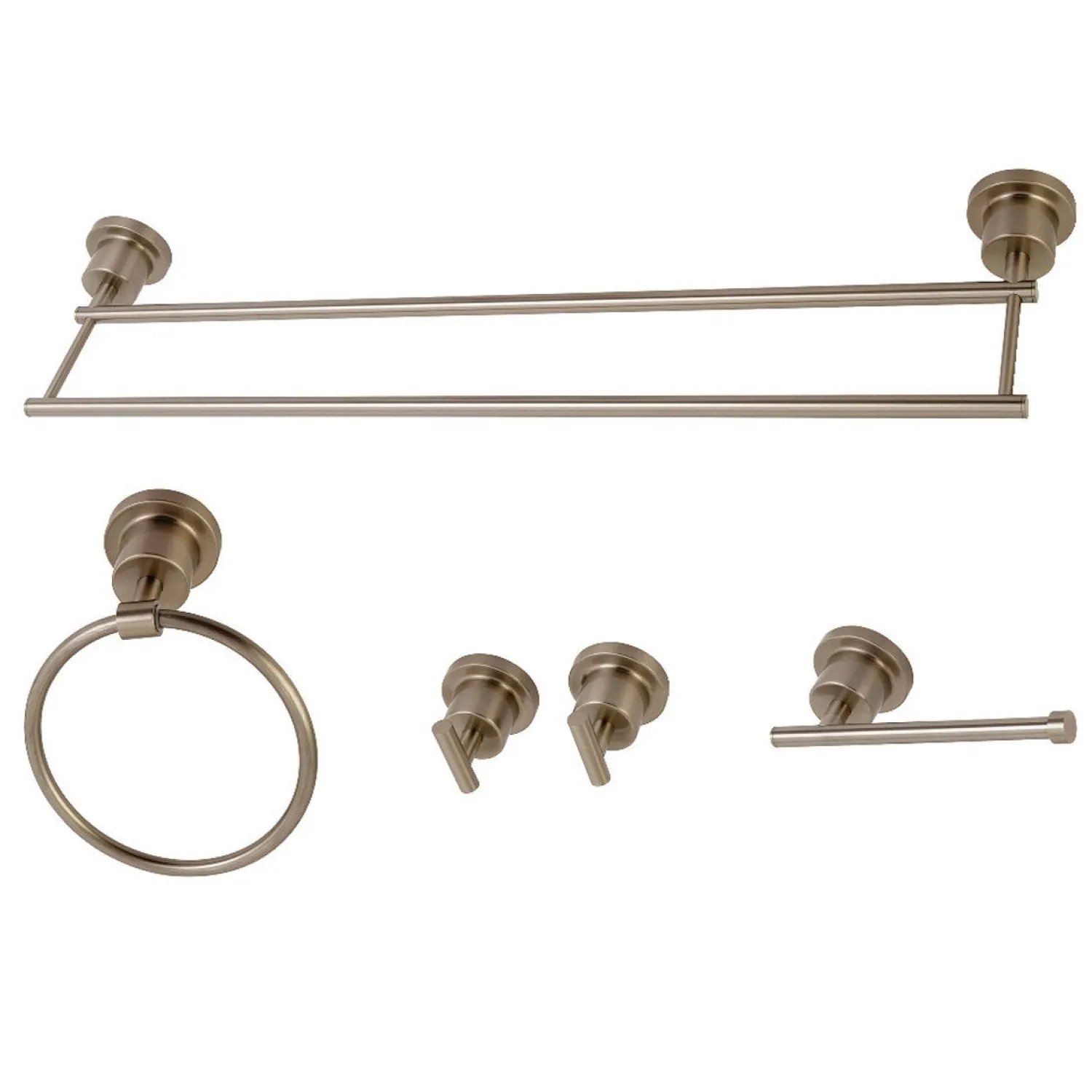 Outlet Concord 5-Piece BAH8213478X-P Bathroom Accessory Sets Accessory Packages