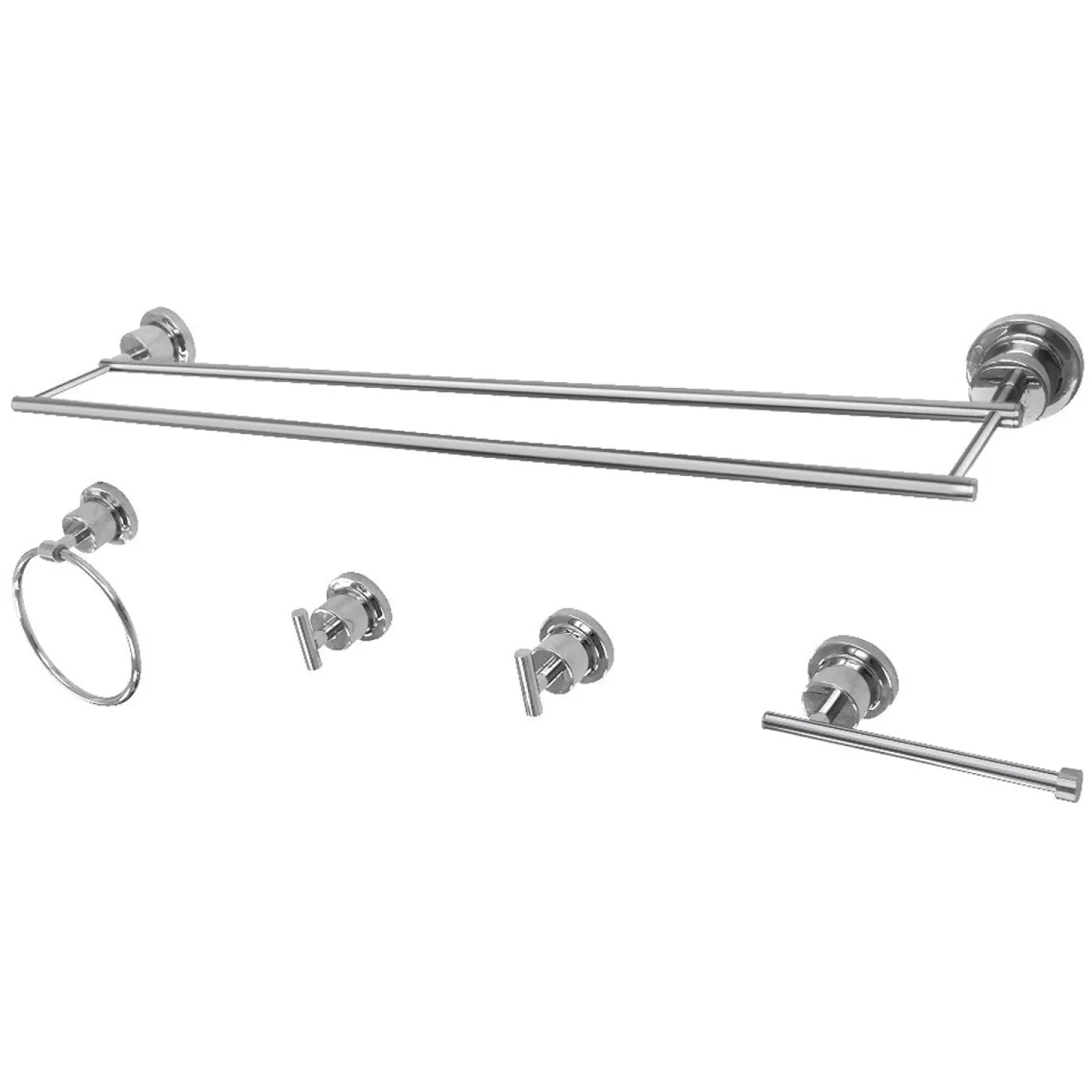 Outlet Concord 5-Piece BAH8213478X-P Bathroom Accessory Sets Accessory Packages