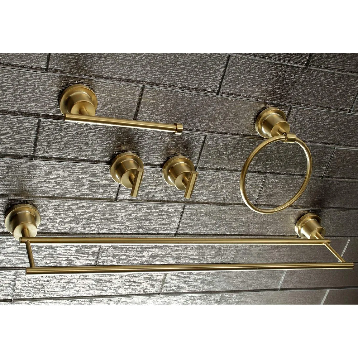 Outlet Concord 5-Piece BAH8213478X-P Bathroom Accessory Sets Accessory Packages