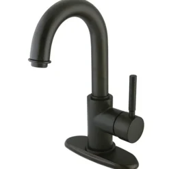Outlet Concord Single Handle 4" Centerset Lavatory Faucet with Push-Up and Optional Deck Plate in Oil Rubbed Bronze Single Hole|4" Center Set