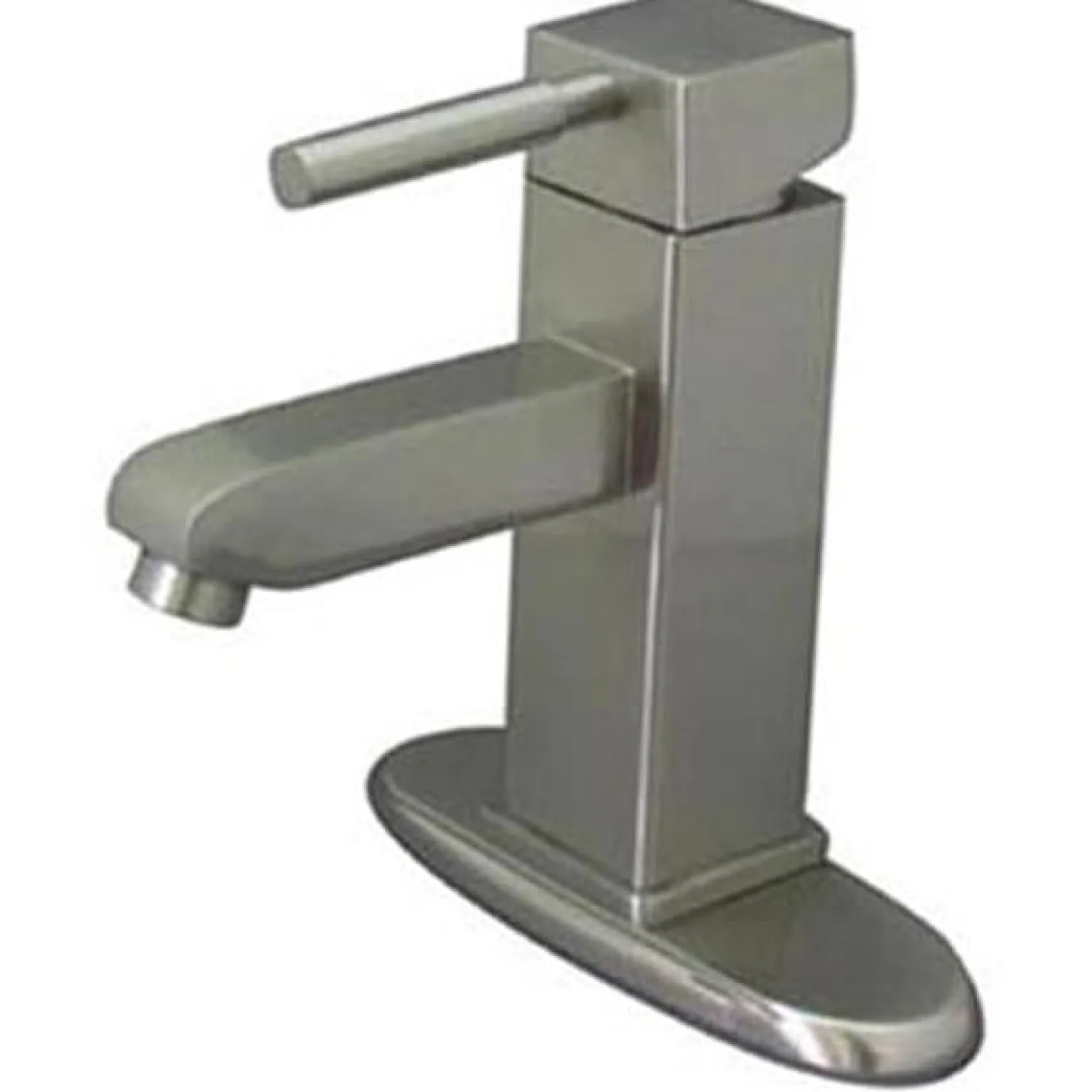 Concord Single Handle 4" Centerset Lavatory Faucet with Optional Deck Plate and Push-Up 4" Center Set