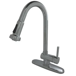 Concord Single Handle Kitchen Faucet with Pull-Down Sprayer Single Hole