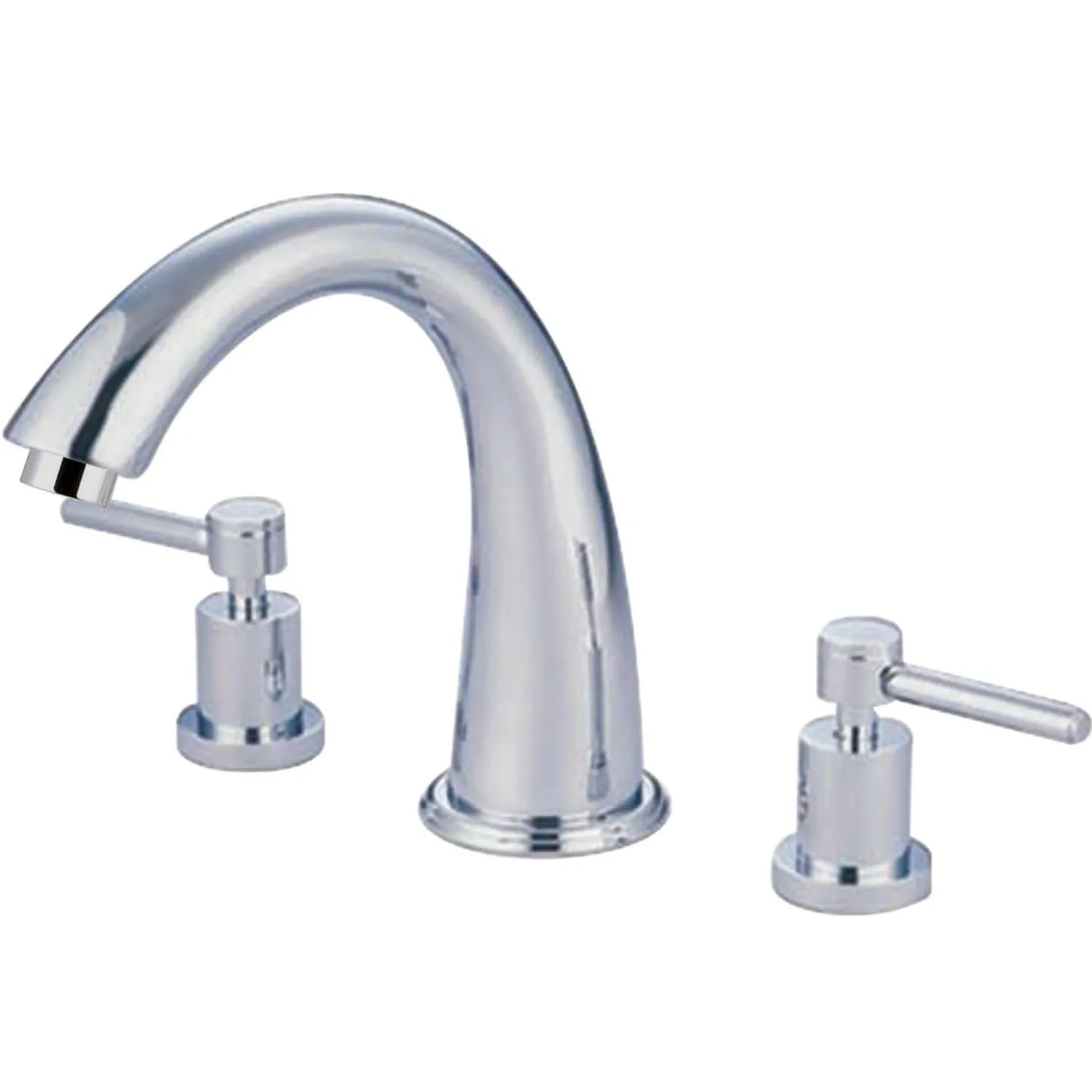 Best Concord 8" to 16" Widespread Two Handle Roman Tub Filler Tub Faucets