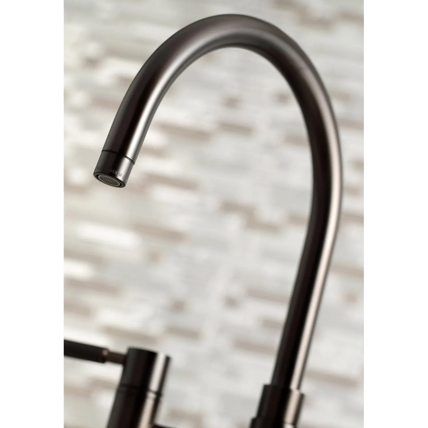 Best Concord Two-Handle Bridge Kitchen Faucet with Brass Side Sprayer Faucets With Side Spray|Bridge Faucets