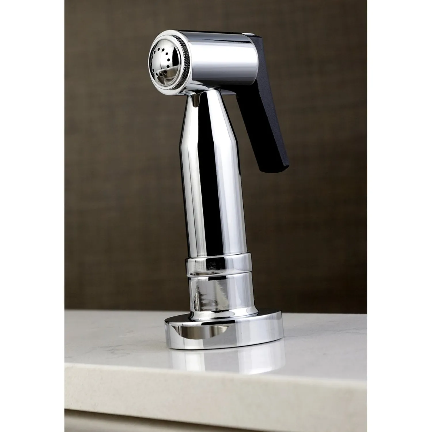 New Concord Two-Handle 4-Hole Bridge Kitchen Faucet with Brass Side Sprayer Faucets With Side Spray|Bridge Faucets