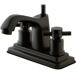 Clearance Concord Two Handle Centerset Lavatory Faucet with Brass Pop-up 4" Center Set