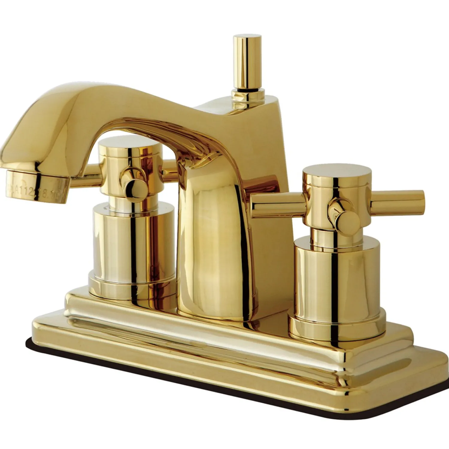 Clearance Concord Two Handle Centerset Lavatory Faucet with Brass Pop-up 4" Center Set