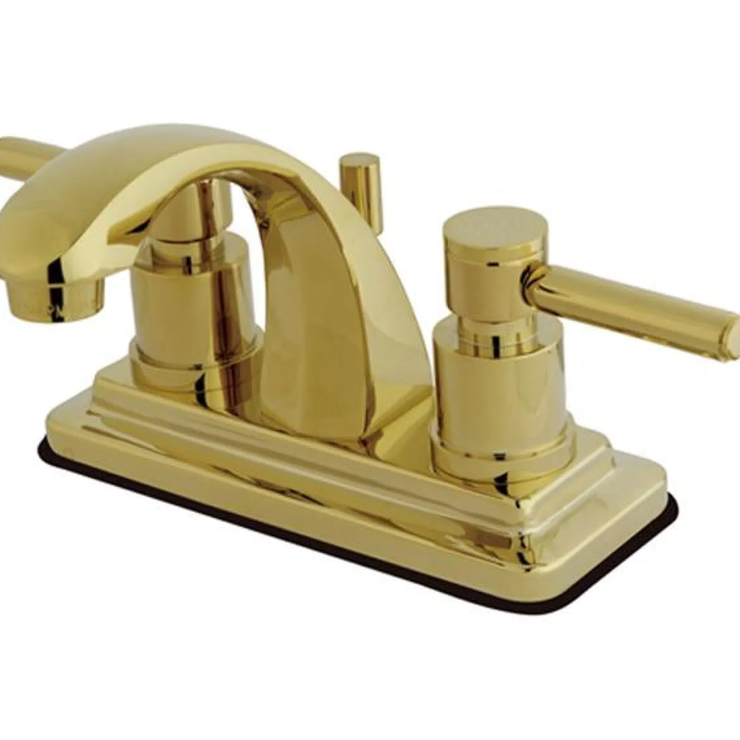 Hot Concord Two Handle 4" Centerset Lavatory Faucet with Brass Pop-up 4" Center Set