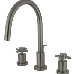 Best Concord Two Handle Widespread Lavatory Faucet with Brass Pop-up 8" Widespread