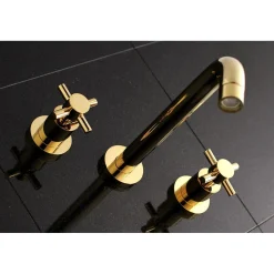 Concord Two Handles Wall Mount Roman Tub Faucet Tub Faucets