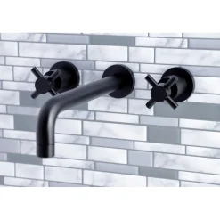 Concord Two Handles Wall Mount Roman Tub Faucet Tub Faucets