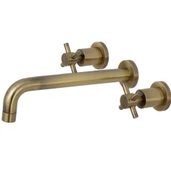 Concord Two Handles Wall Mount Roman Tub Faucet Tub Faucets