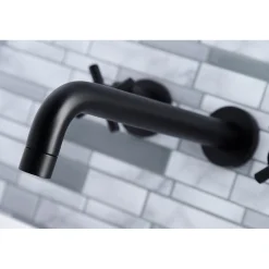 Concord Two Handles Wall Mount Roman Tub Faucet Tub Faucets